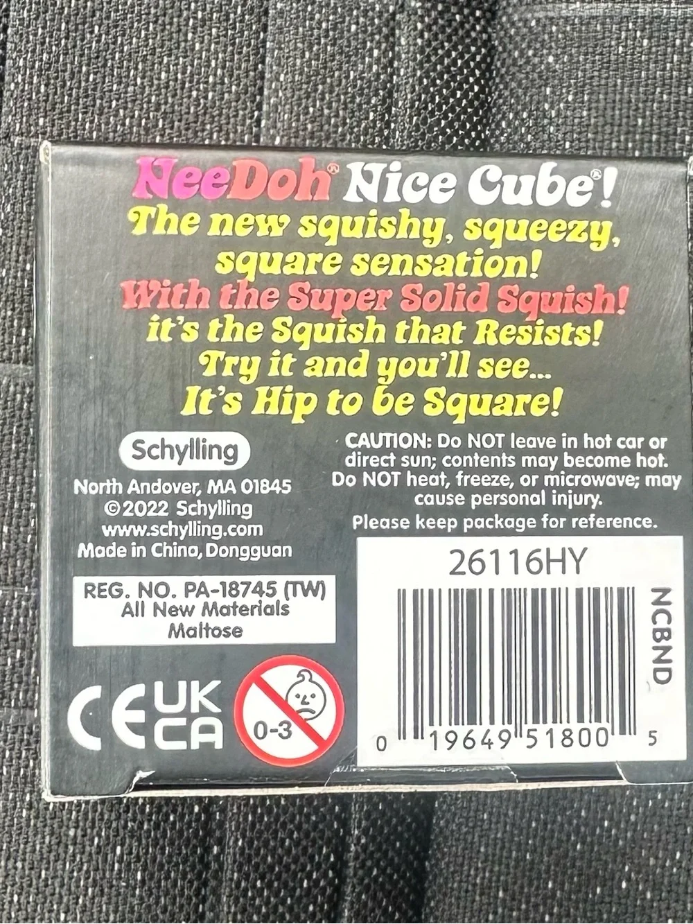 NeeDoh Nice Cube Super Solid Squish - Teal